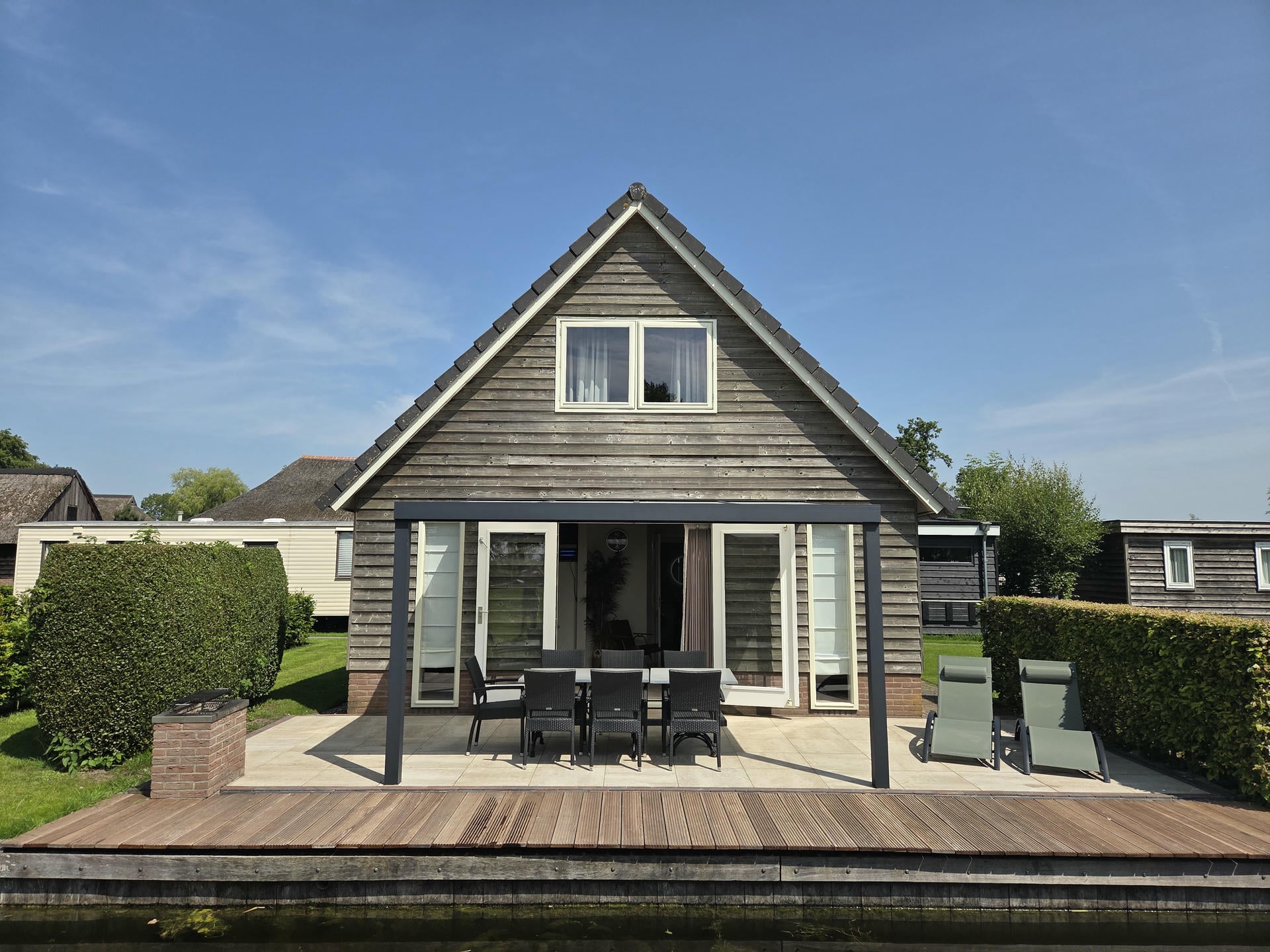 Overnachten aan het water in Giethoorn